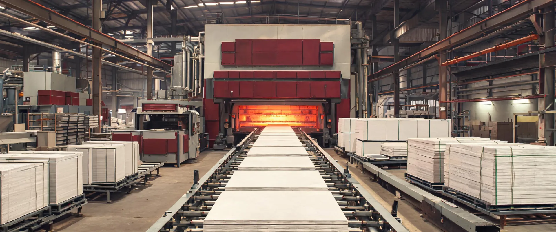 Marazzi Sassuolo ceramic production floor